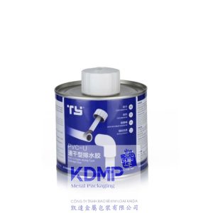 Lon đựng keo dán bao bì kim loại kaida